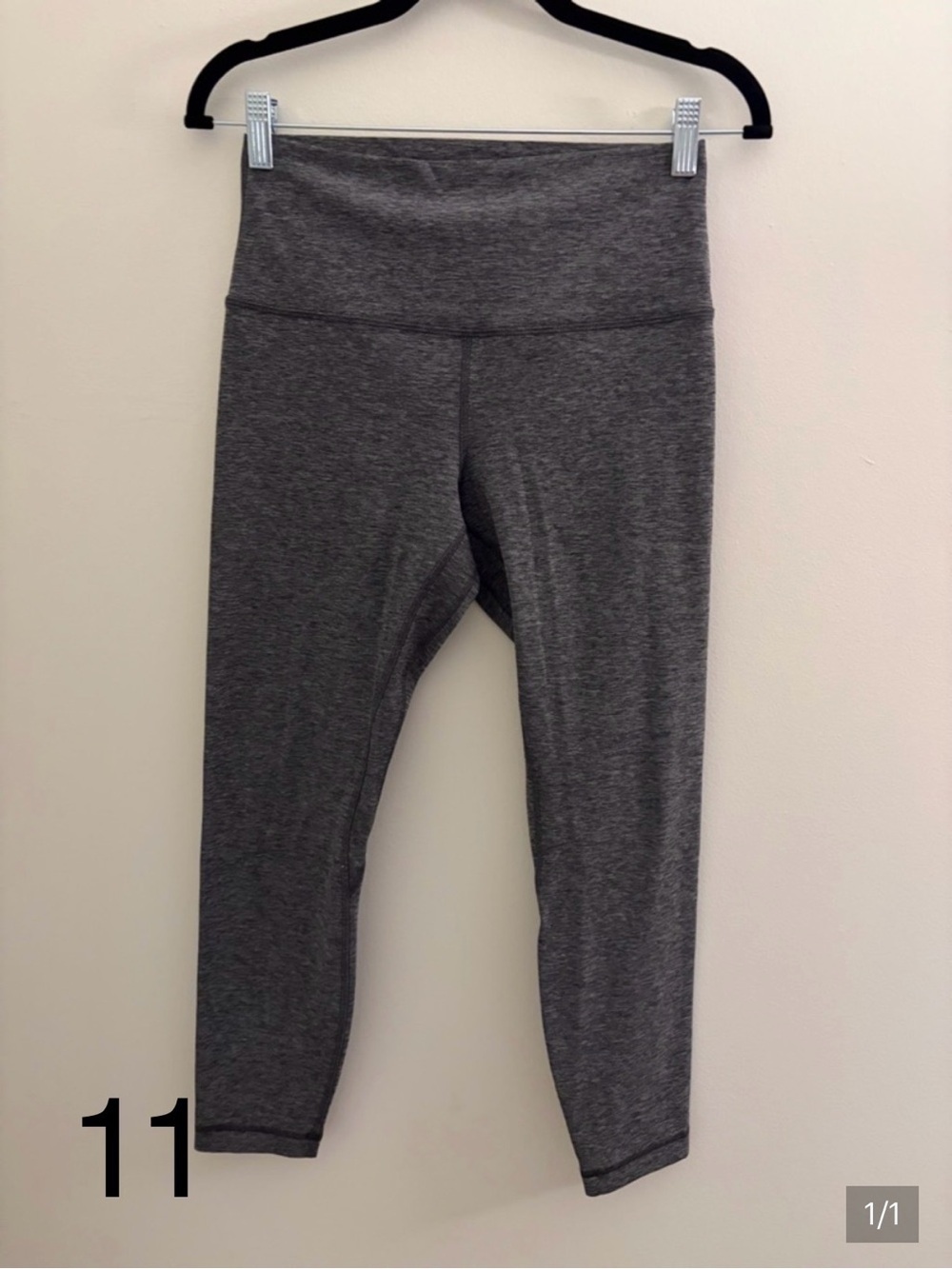 lululemon athletica Heather Gray High-Rise Leggings